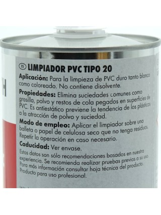 Limpiador de PVC de 1 litro