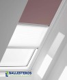 Cortina de oscurecimiento DUO con plisada para ventana de tejado VELUX